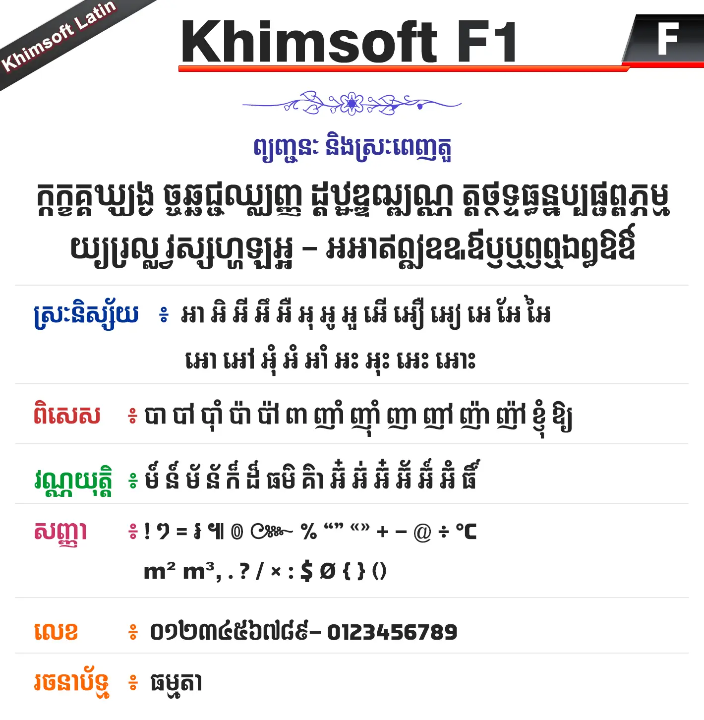 khimsoft f1
