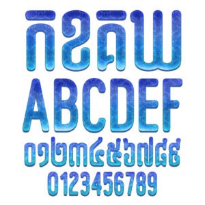 Kengkang font Khimsoft product