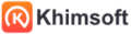 Khimsoft logo orange square icon with a white K followed by the word Khimsoft